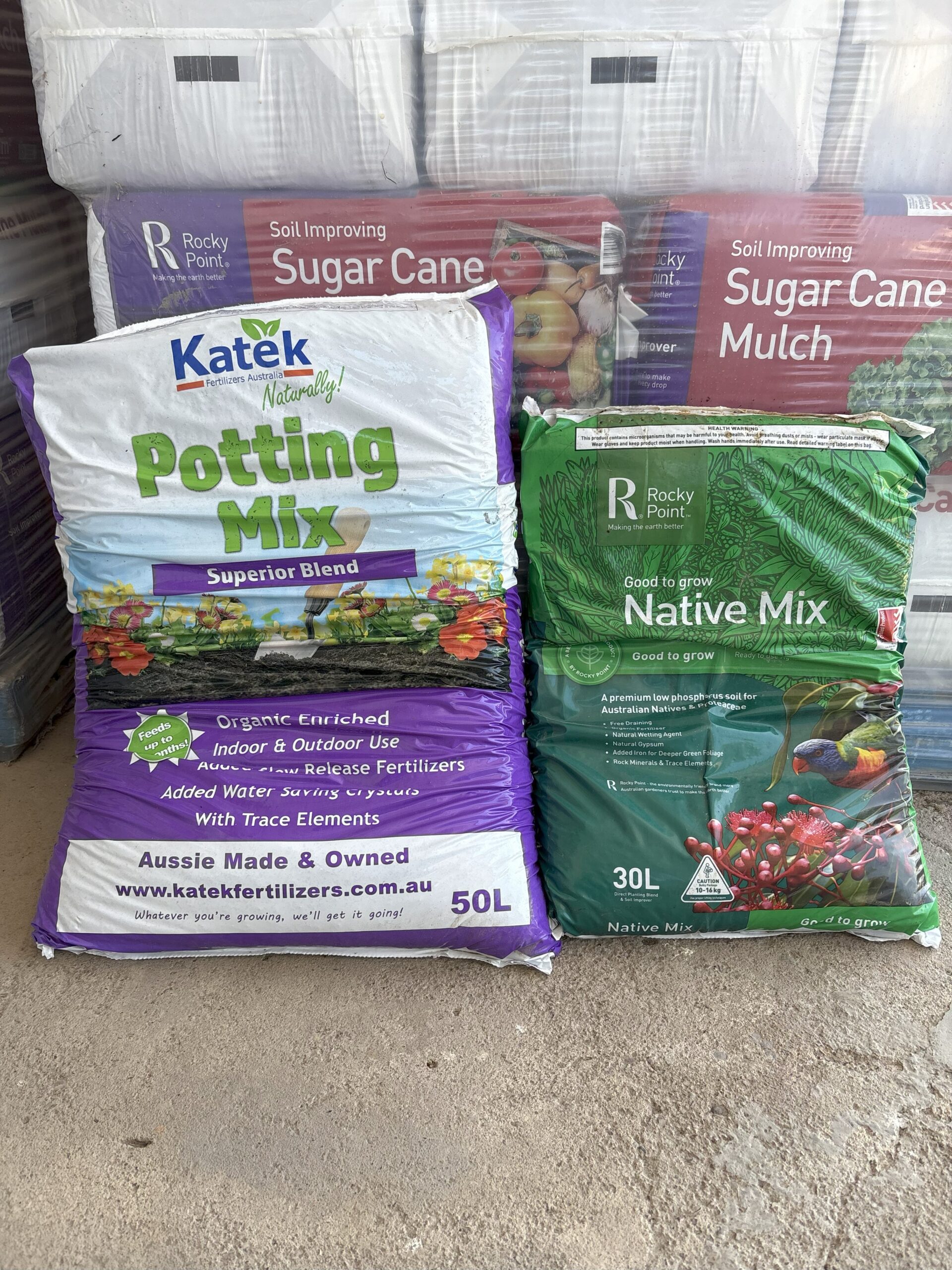 Katek Da Katek Potting Mixes & Rocky Point Native Mix - Gunalda Landscaping